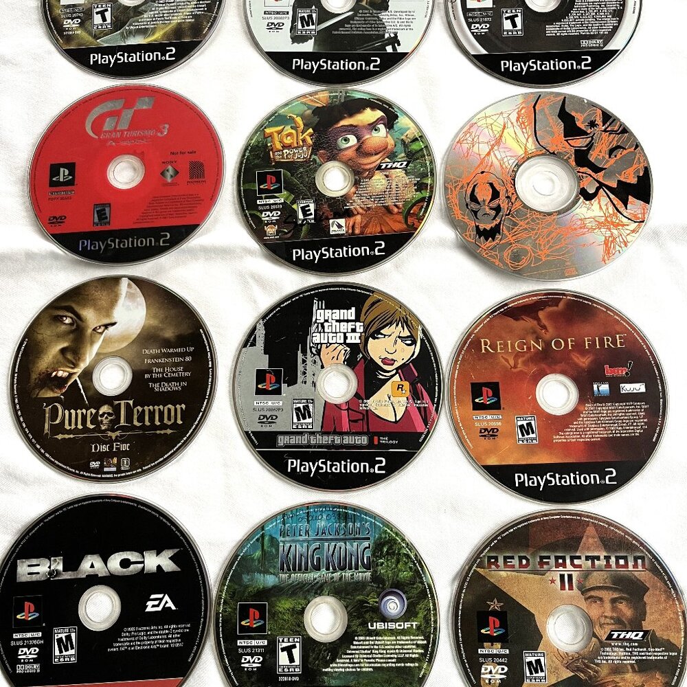 Play station 2 Qty-12 mix